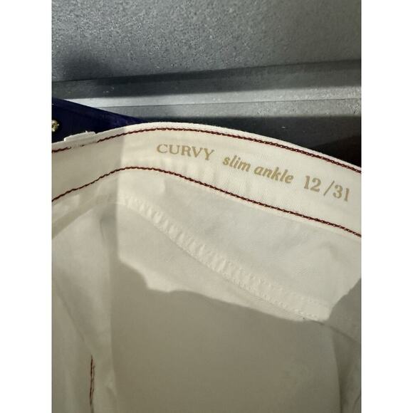 Talbots Jeans 12/31 Flawless Slim Ankle Curvy White Slimming Stretch - Picture 8 of 8